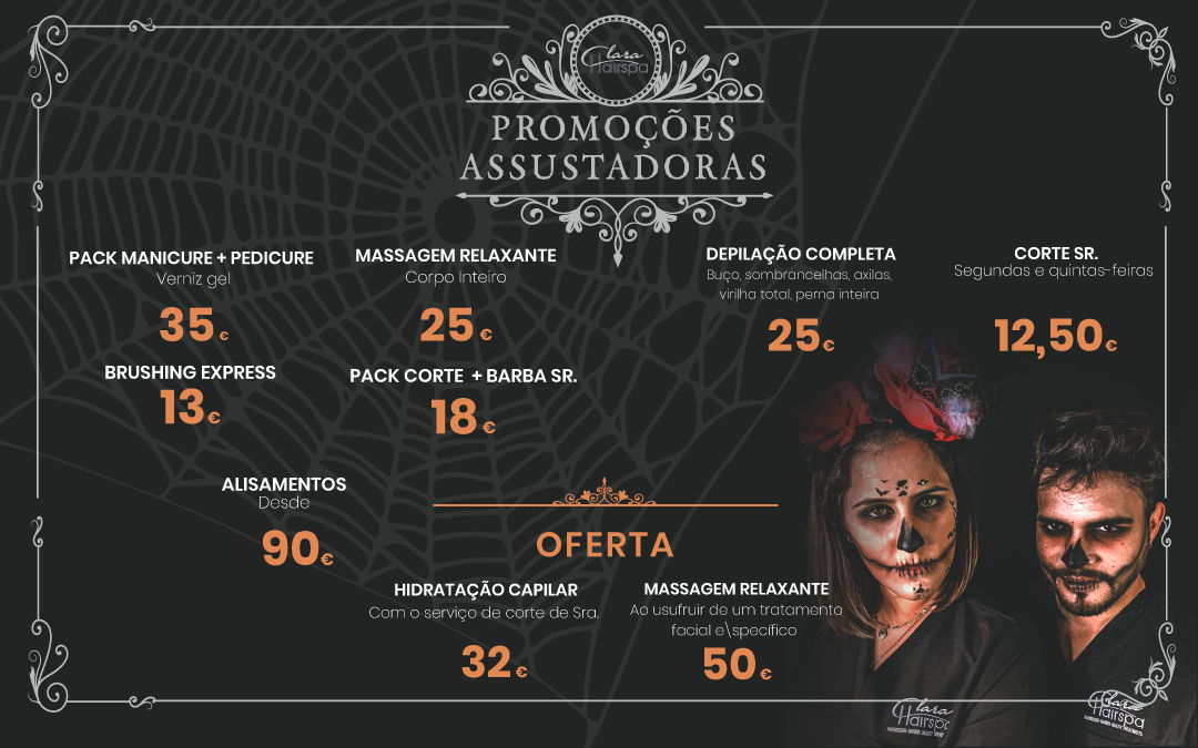 O HALLOWEEN ESTÁ A CHEGAR E TRÁS A PROMOÇÕES ASSUSTADORAS!