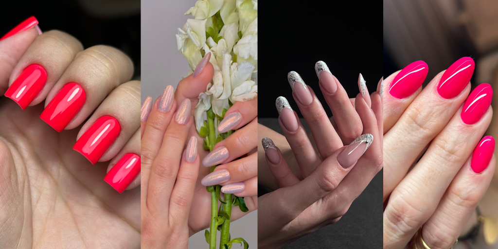 Manicure e pedicure com verniz gel 
